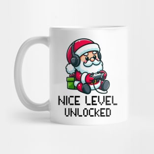 Santa Claus Playing Video Game Mug